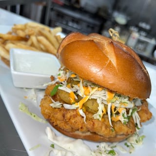 Kickin' Fried Chicken Sandwich